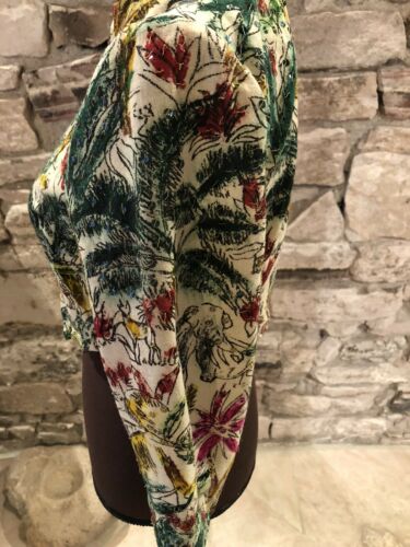 Sweet 1940s Mexican Hand Painted & Sequined Bolero Size S - Fresh Stock Dated December 2025