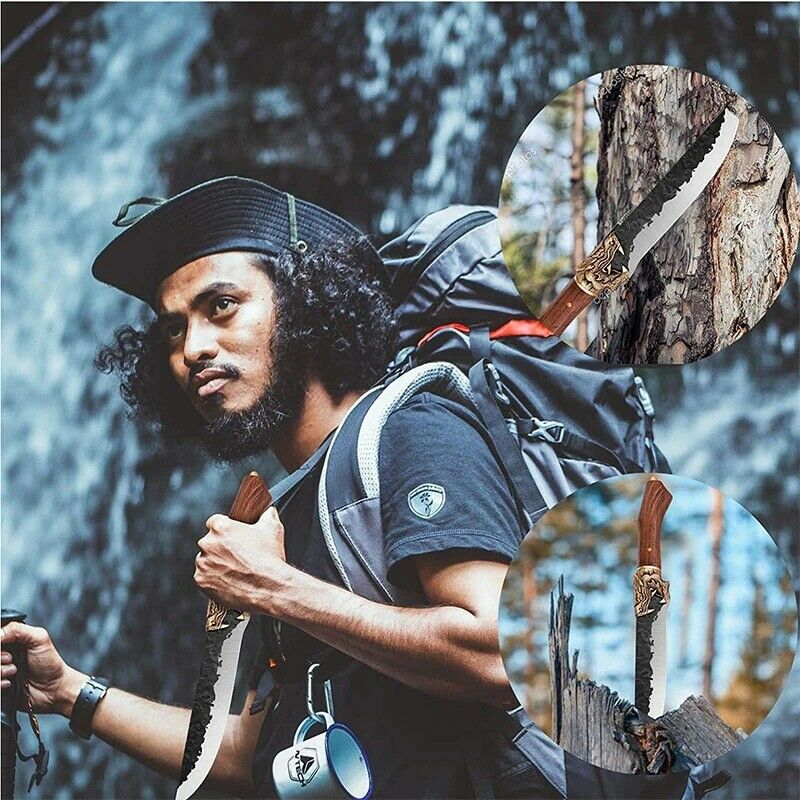 7 inch Handmade Chef Knife Fixed Blade Meat Knives Chinese Cleaver Cooking Tools - Fresh Stock Dated December 2025