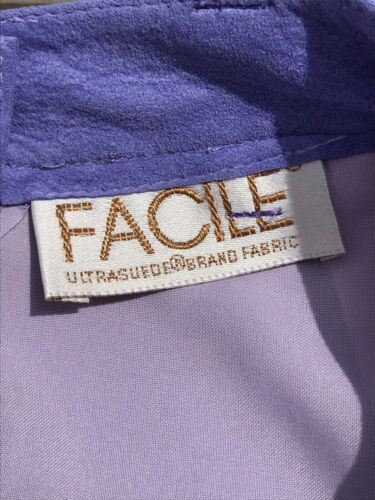 Vintage 80s Maggie R Lavender Ultra Suede Skirt Size 6* - Fresh Stock Dated March 2026