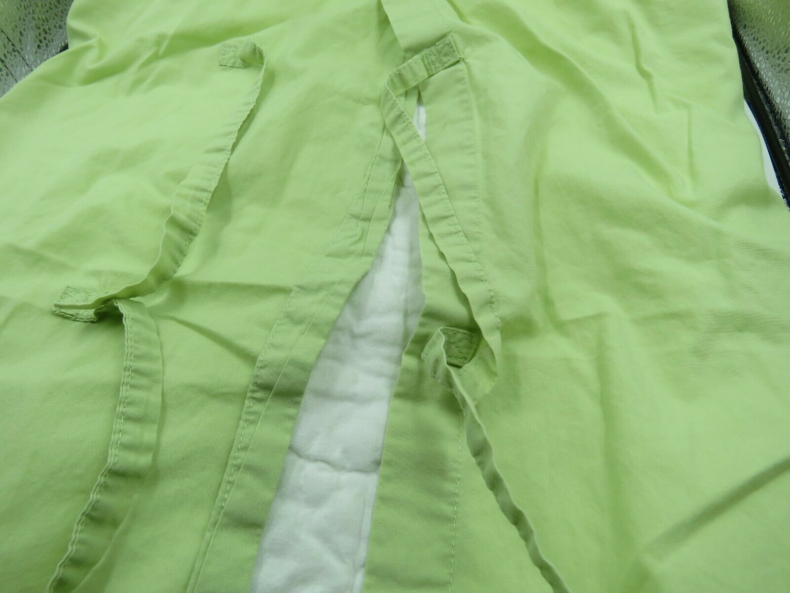 Pottery Barn Kids Pillow Sham Daisy Garden Green Embroidered Flowers Tie Close - Fresh Stock Dated December 2025