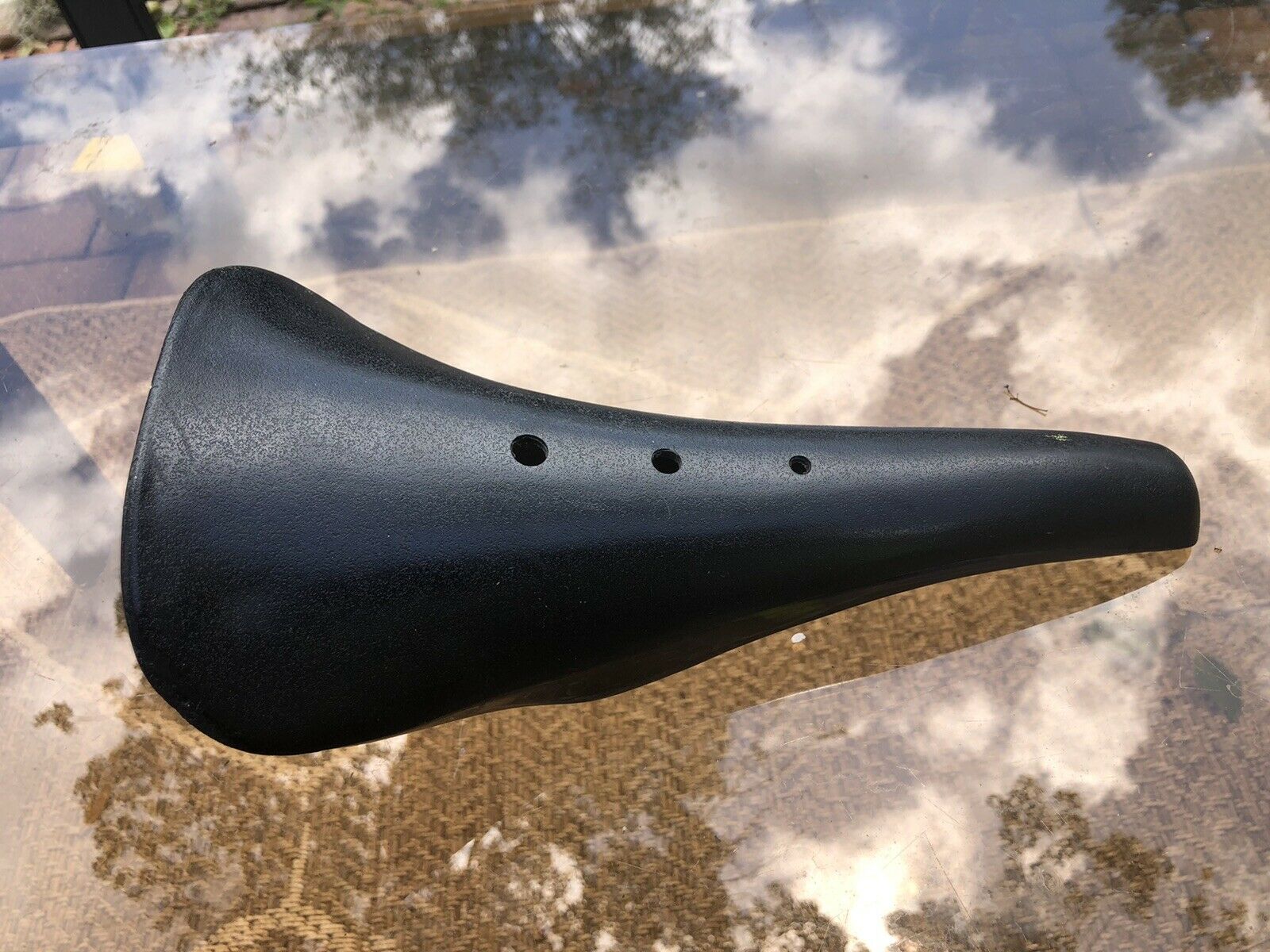 VINTAGE BLACK FUAN AERO SADDLE SEAT OLD SCHOOL BMX DIAMOND BACK - Fresh Stock Dated December 2025