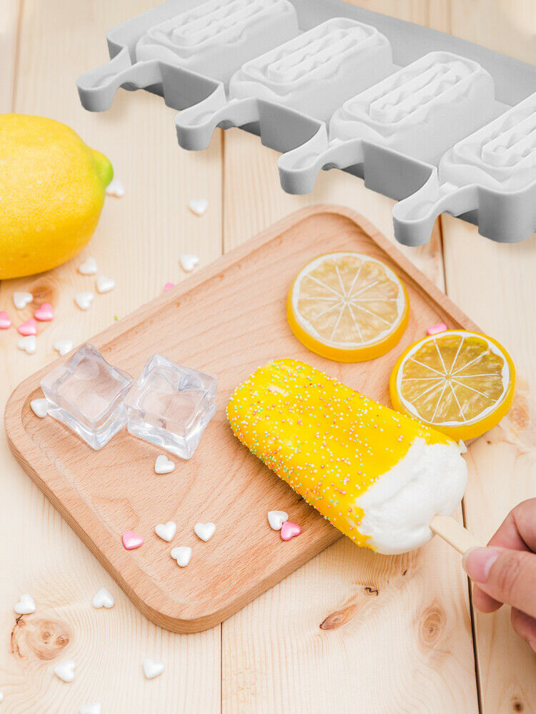 Silicone Frozen Ice Cream Mold Juice Popsicle Maker Ice Lolly Pop Mould DIY ~ - Fresh Stock Dated December 2025