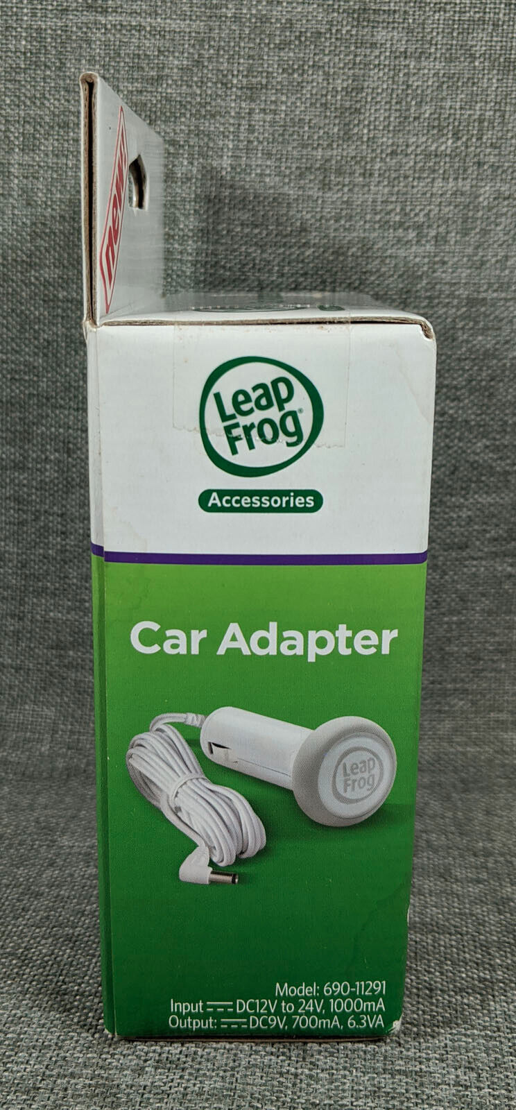 Leap Frog Car Adapter - Model 690-11291 - New - Fresh Stock Dated February 2026