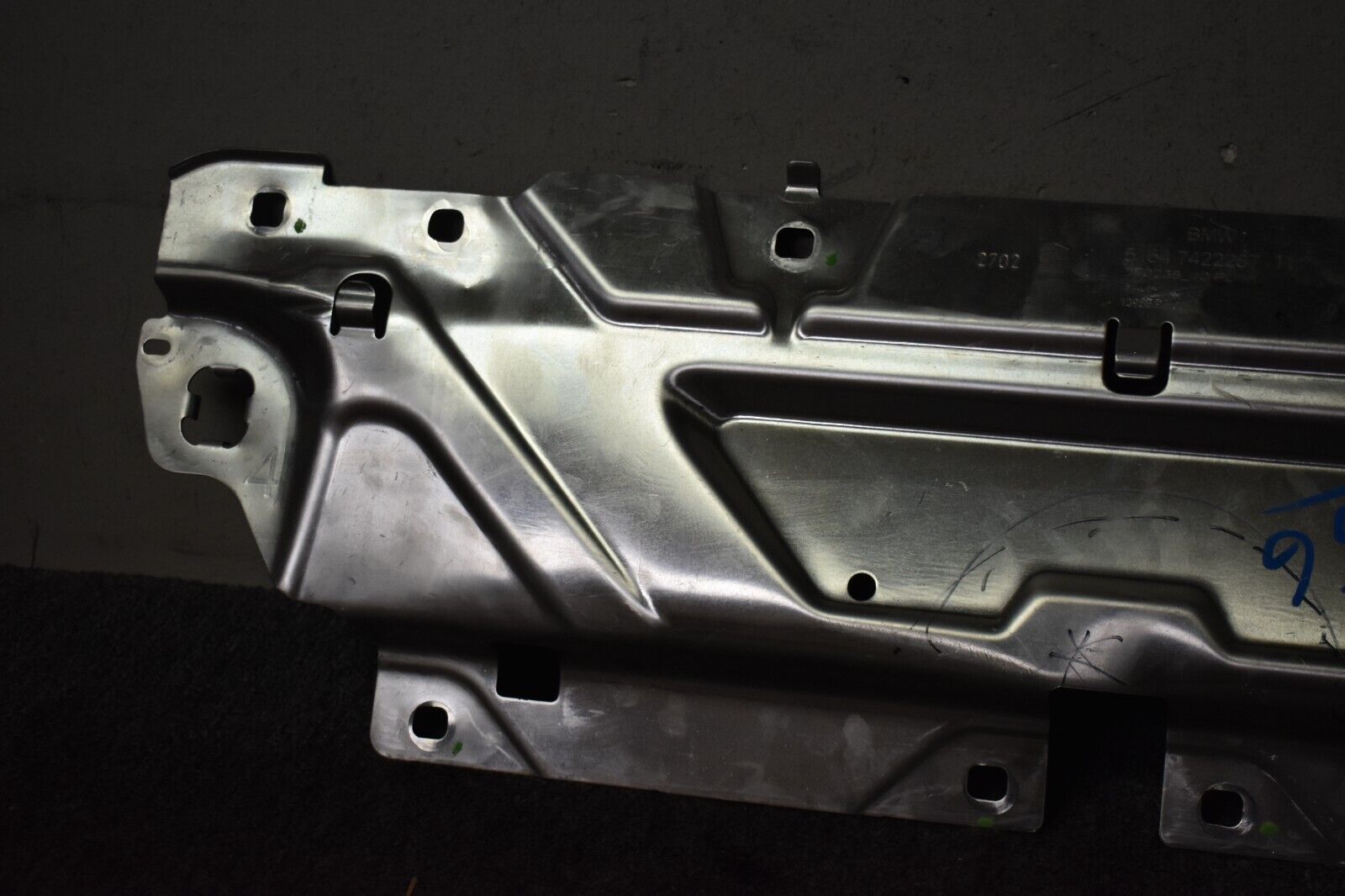 2019-2022 BMW 3 SERIES REAR METAL HEAT SHIELD FACTORY OEM - Fresh Stock Dated February 2026