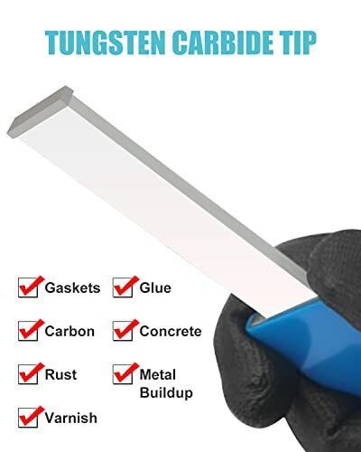 Carbide Scraper 2 Pcscarbon Steel Super Scraper Tip Blade Widths 11/3