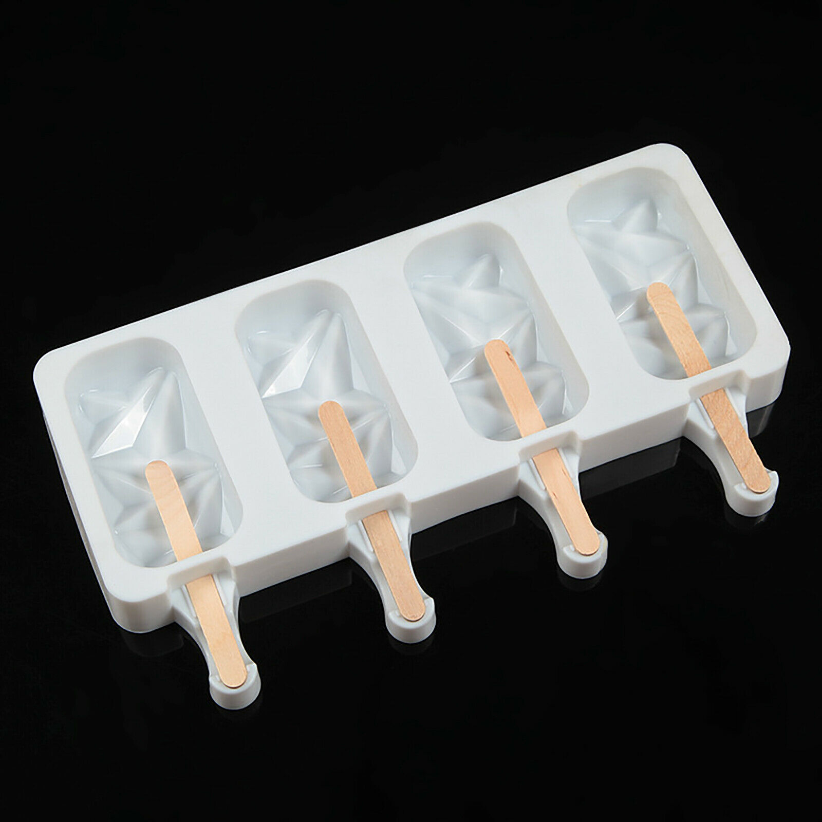 Silicone Frozen Ice Cream Mold Juice Popsicle Maker Ice Lolly Pop Mould DIY ~ - Fresh Stock Dated December 2025