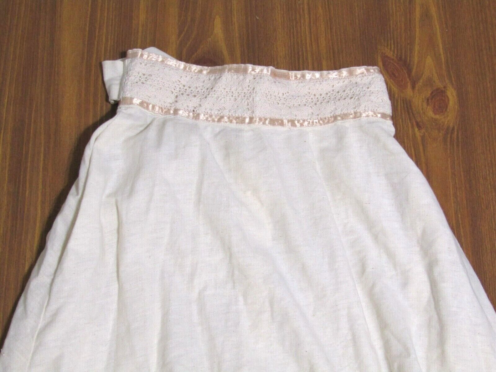 Jessica's Gunnies Vintage Skirt Womens Prairie Peasant Long Cream Brown Layered - Fresh Stock Dated March 2026