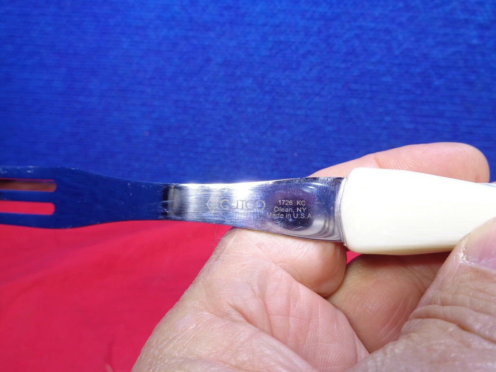 Cutco FORK 1726KC Pearl White Handle #10 - Fresh Stock Dated December 2025