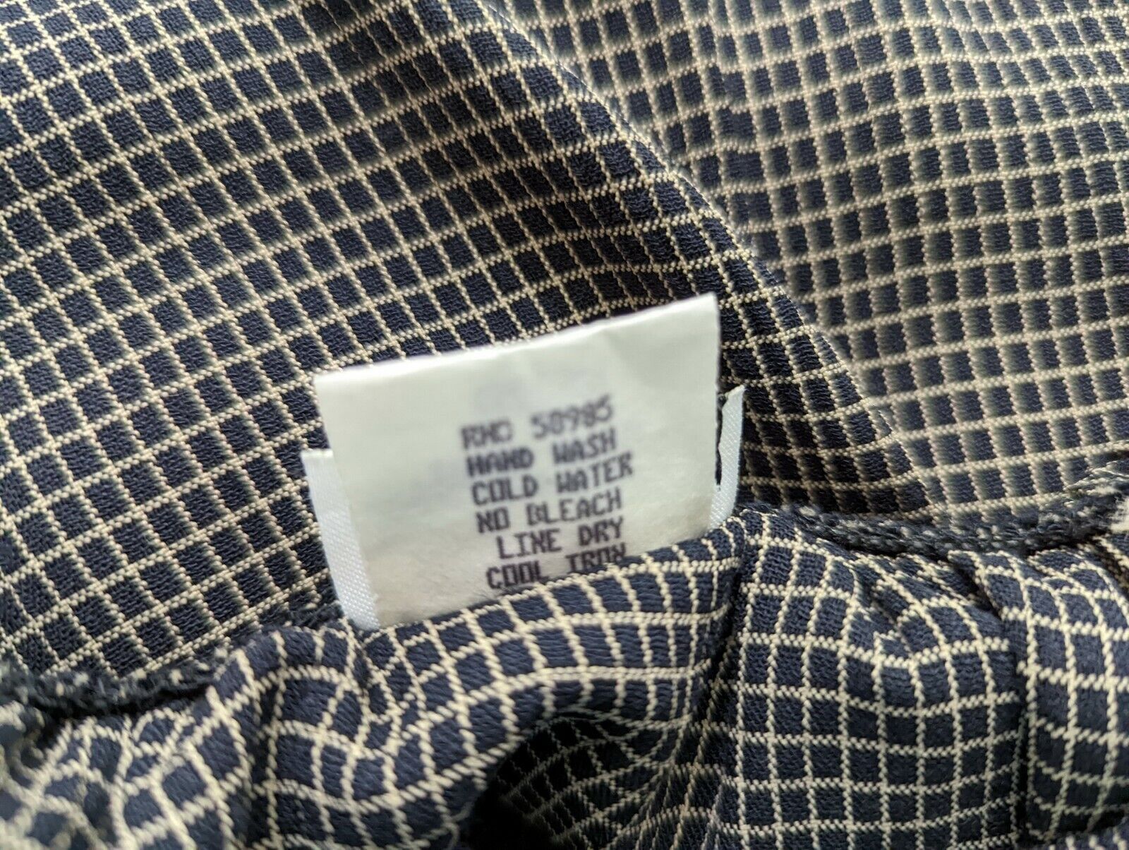 Vintage 90s Y2K Skirt Short Black Tan Plaid Tie Waist Button Front Misses S New - Fresh Stock Dated March 2026