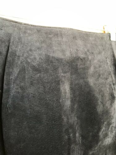 Vintage 80s Positano Pelle Black Leather Suede Long Skirt Fringe Boho Western - Fresh Stock Dated February 2026