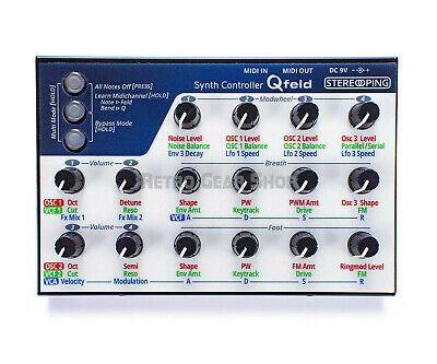 Stereoping CE-1 Qfeld Midi Controller for Waldorf Blofeld/Q/microQ Vintage Synth - Fresh Stock Dated February 2026