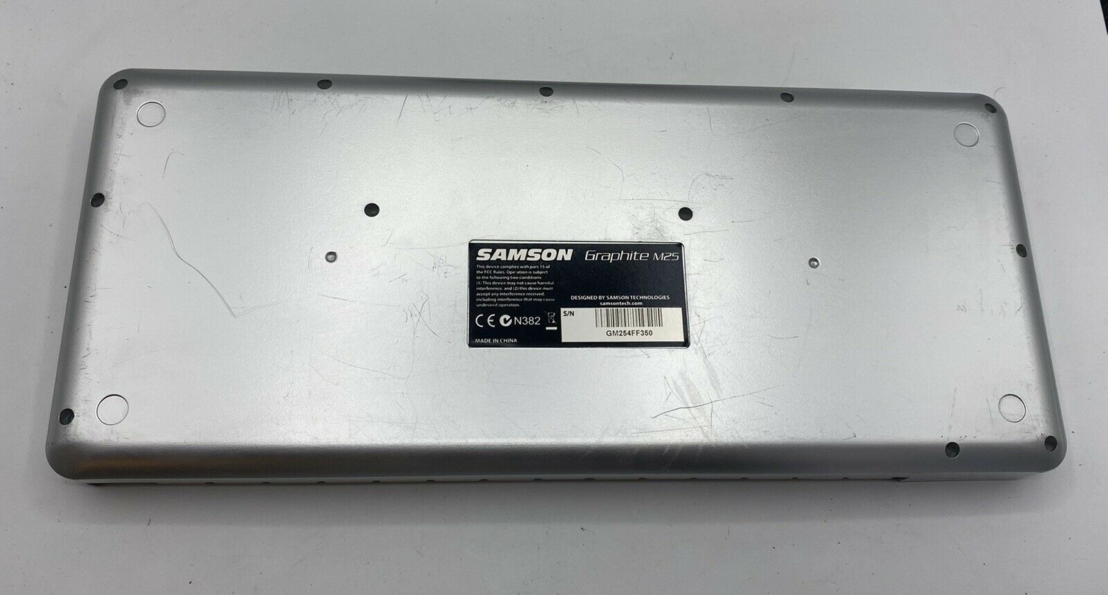 Samson Graphite M25 USB MIDI Keyboards Controller Tested Working - Fresh Stock Dated February 2026