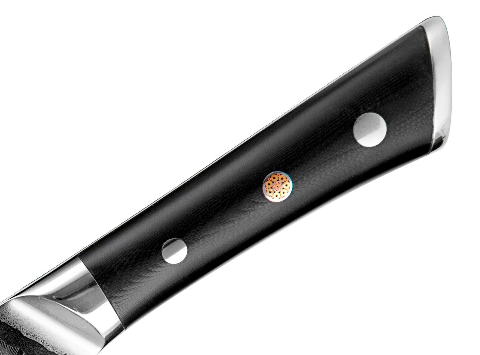 Damascus AUS 10 Santoku Chef Knife 5in Katsura Japanese steel Thunder X series - Fresh Stock Dated January 2026