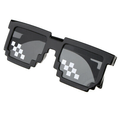 2Pcs Funny Party Sunglasses Eye Glasses Mosaic Photo Props for Adults Kids - Fresh Stock Dated February 2026