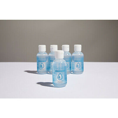 Hand Sanitizer, 70% Alcohol, 2oz Bottle, Pack of 5 - Fresh Stock Dated February 2026