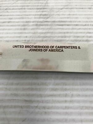 American Made Cutlery Inscribed United Brotherhood Carpenters & Joiners - Fresh Stock Dated December 2025