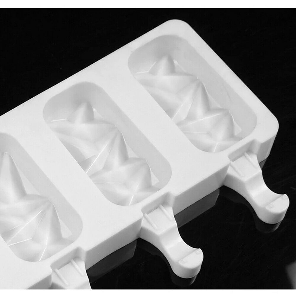 Silicone Frozen Ice Cream Mold Juice Popsicle Maker Ice Lolly Pop Mould DIY ~ - Fresh Stock Dated December 2025