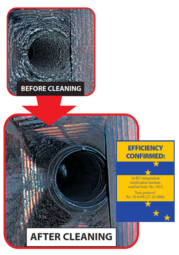 HANSA chimney cleaner log, soot / creosote remover CONCENTRATED, 1.1 kg (2.4lb.) - Fresh Stock Dated December 2025