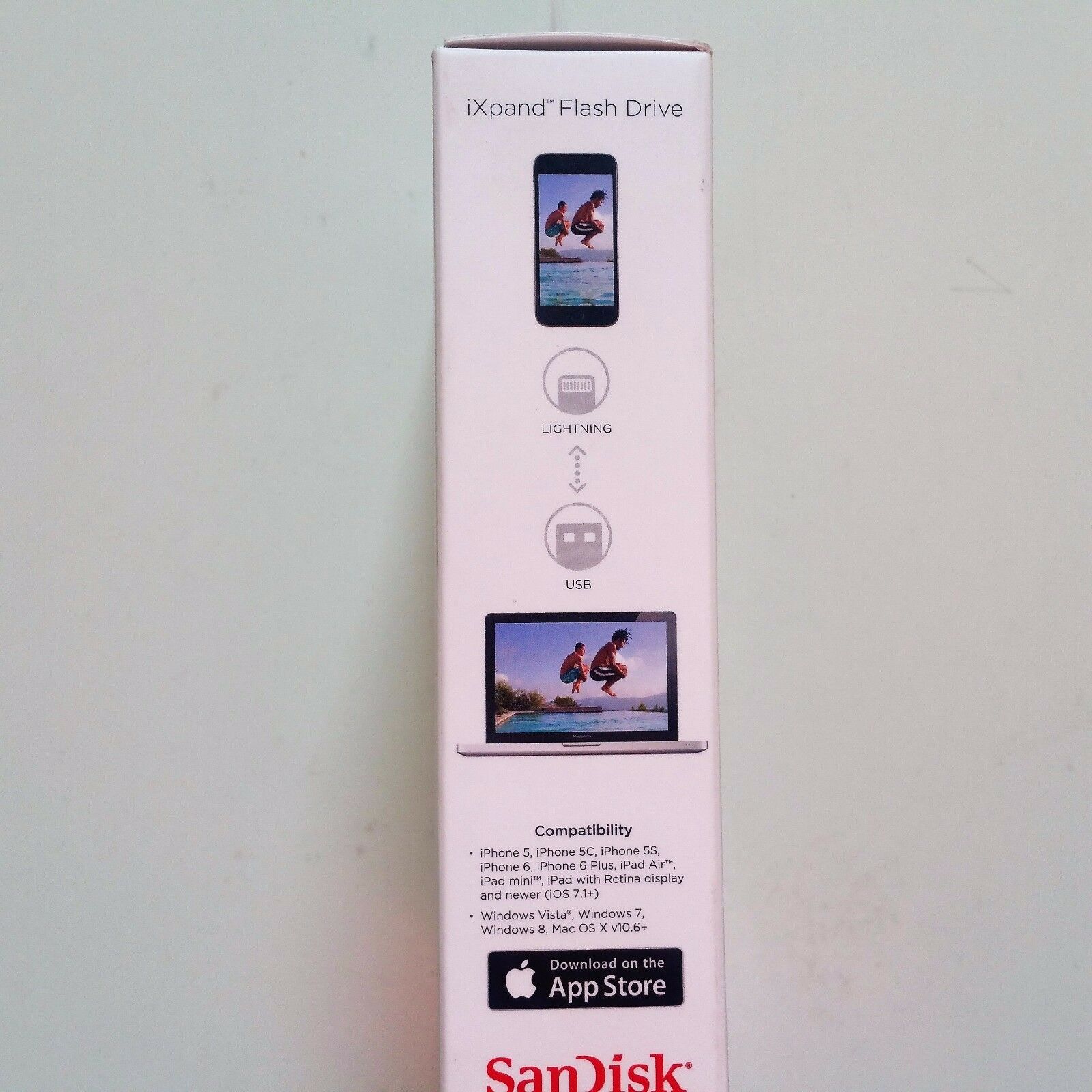 SanDisk iXpand 64GB Mobile Flash Drive Lightning connector for iPhones NEW OEM - Fresh Stock Dated February 2026