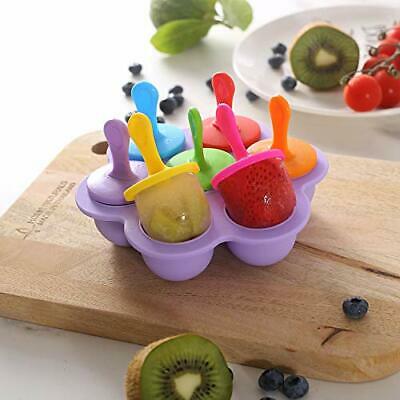 Silicone Popsicle Mold, Ice Pop Molds Maker, Storage Container for 1 Purple - Fresh Stock Dated February 2026