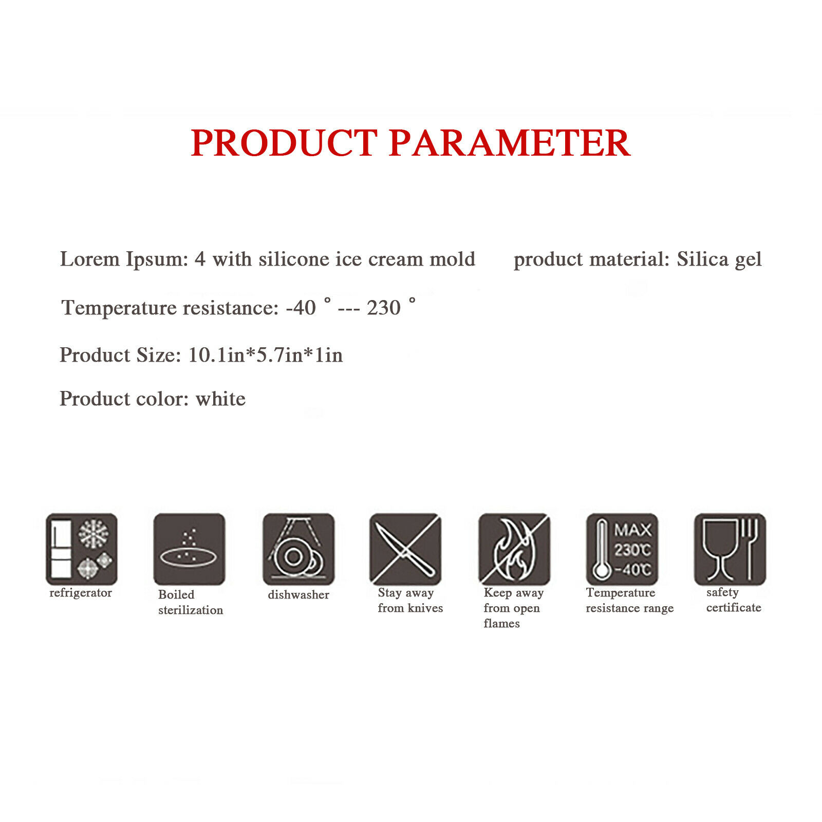 Silicone Frozen Ice Cream Mold Juice Popsicle Maker Ice Lolly Pop Mould DIY ~ - Fresh Stock Dated December 2025