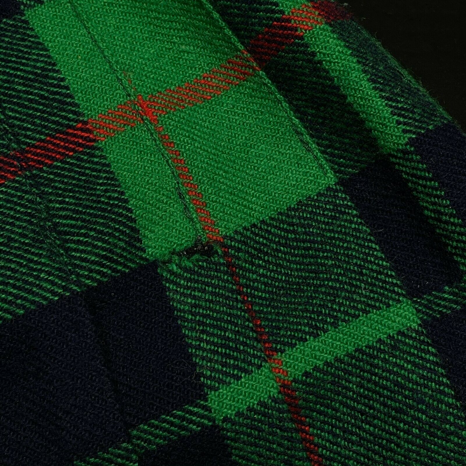 Vintage Glenisla Classics Scotland Wool Skirt Size 14 Fringe Wrap Buckle Kilt - Fresh Stock Dated February 2026