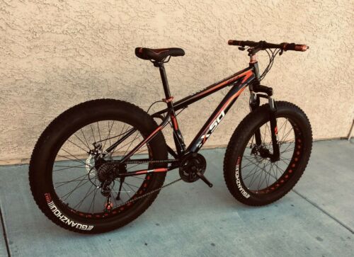 NEW MENS MOUNTAIN BIKE SHIMANO 21 SPEED HARDTAIL SNOWBIKE 26x17-AUTHENTIC! - Fresh Stock Dated December 2025