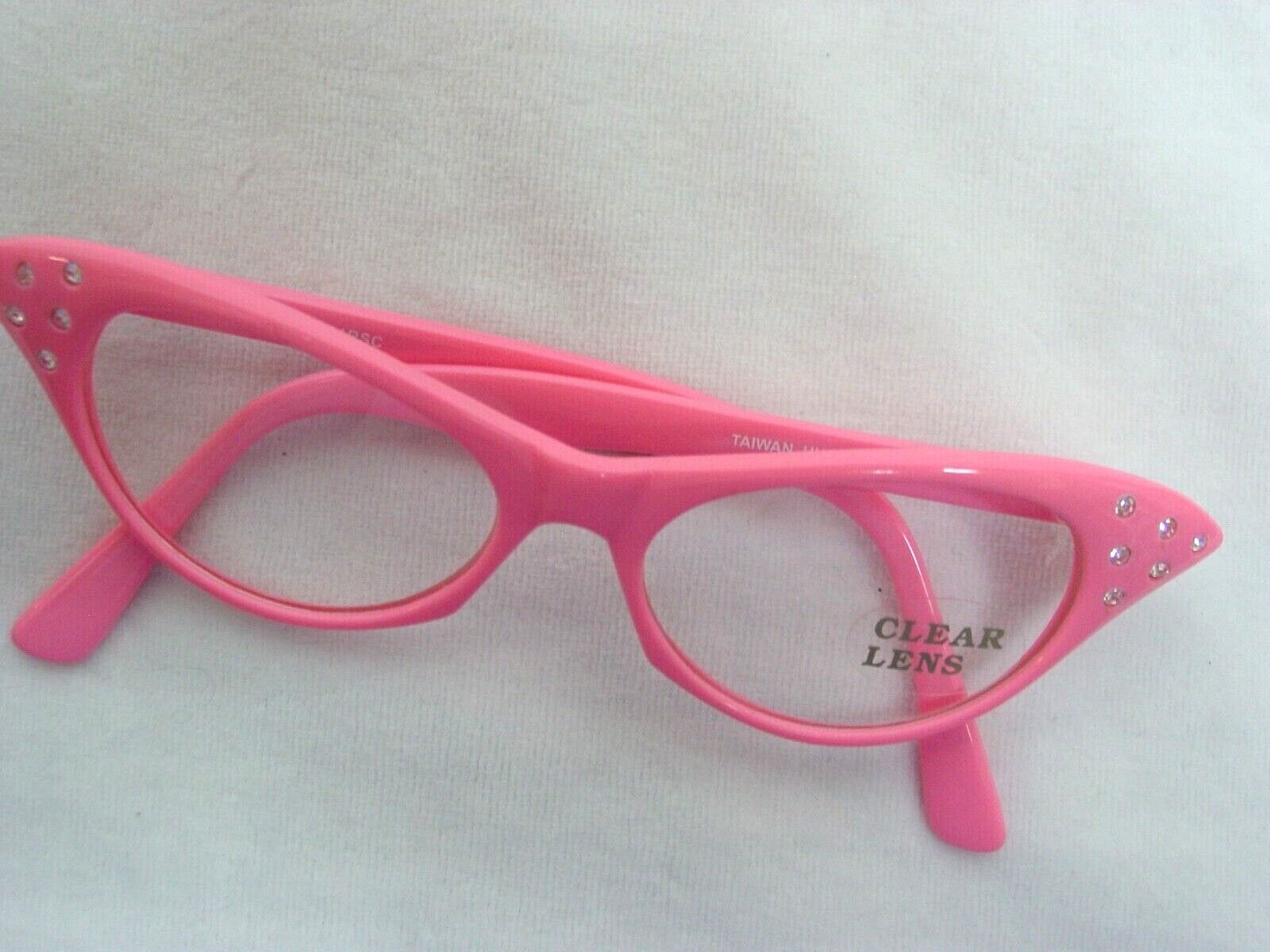 CAT EYE HARRY POTTER Glasses Costume clear lenses choose BLACK PINK TORTOUS NEW - Fresh Stock Dated February 2026