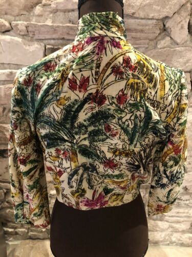 Sweet 1940s Mexican Hand Painted & Sequined Bolero Size S - Fresh Stock Dated December 2025