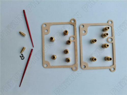 2x Carb Carburetor Main Jets & Needle Gaskets Kit Repair Sets For Yamaha Banshee - Fresh Stock Dated February 2026