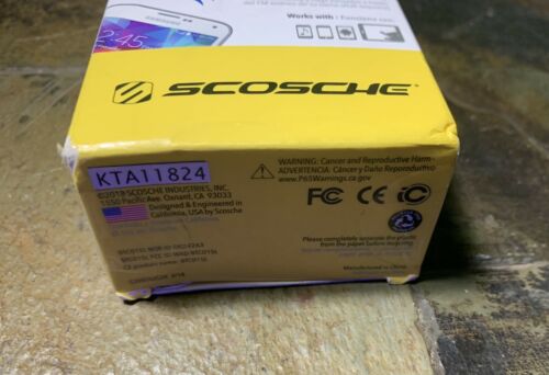 Scosche Bluetooth,Audio Car Kit,Works With Google Voice,New - Fresh Stock Dated February 2026