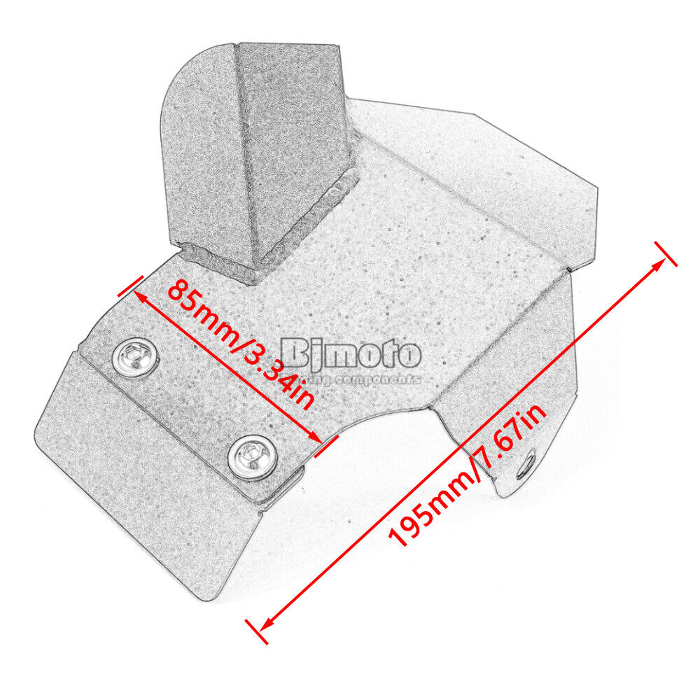 Rear Suspension Shork Heat Shield Exhaust Pipe Protection For 790 890 ADV S/R - Fresh Stock Dated February 2026