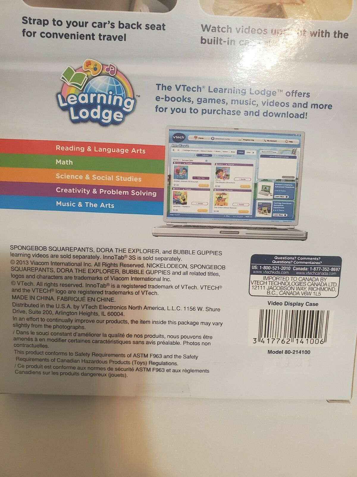 VTECH InnoTab3S Video Display Case for Kids 3-9 Years New - Fresh Stock Dated February 2026