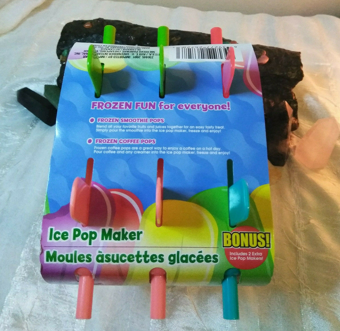 Ice Pop Molds Set of Six Great for Ice Smoothie Coffee Pops Make Healthy Snacks - Fresh Stock Dated February 2026