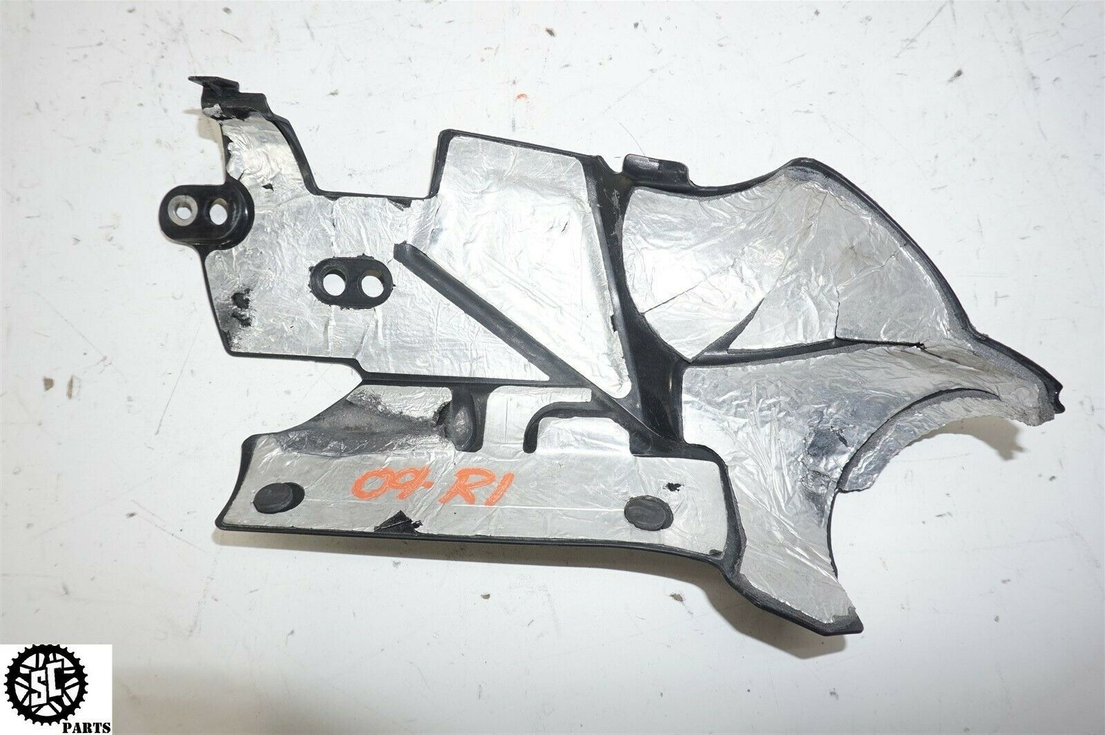 09 10 11 12 13 14 YAMAHA YZF R1 EXHAUST HEAT SHIELD GUARD - Fresh Stock Dated February 2026