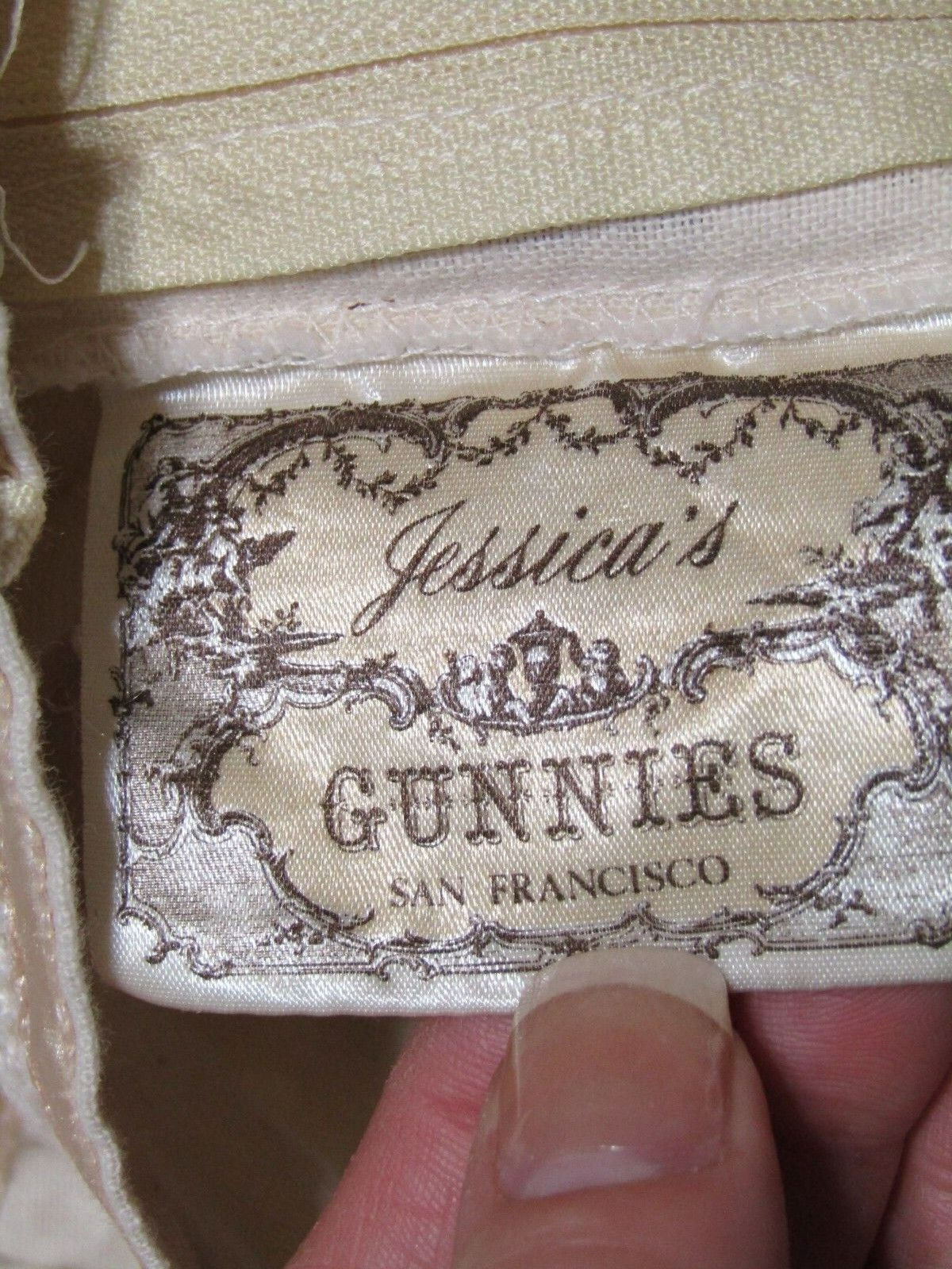 Jessica's Gunnies Vintage Skirt Womens Prairie Peasant Long Cream Brown Layered - Fresh Stock Dated March 2026