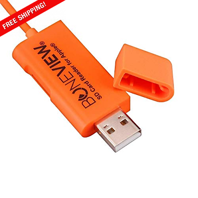 Camera Viewer For iPhone, Corded SD Memory Card Reader Plays Video & Photo - Fresh Stock Dated February 2026