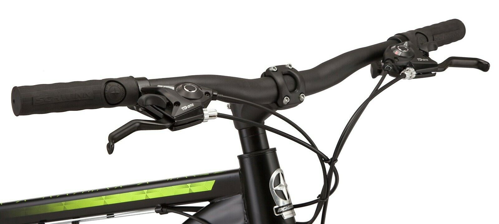 Schwinn Sidewinder Mountain Bike, 26-inch wheels, 21 speeds, black, mens style.N - Fresh Stock Dated February 2026