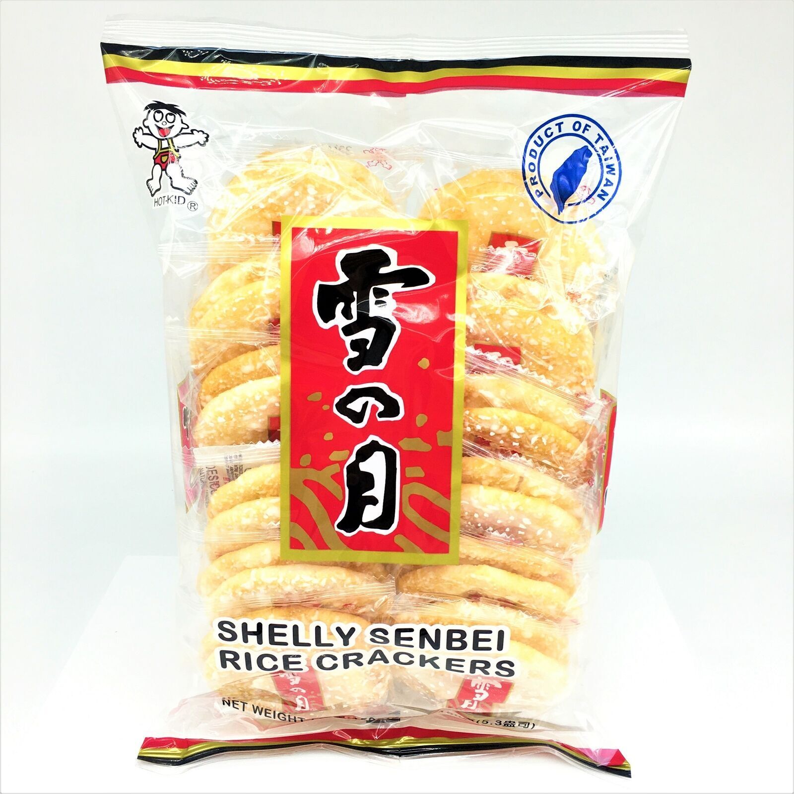 Kid Shelly Senbei Rice Crackers 12 Pcs 5.3oz/ 150g - Fresh Stock Dated December 2025