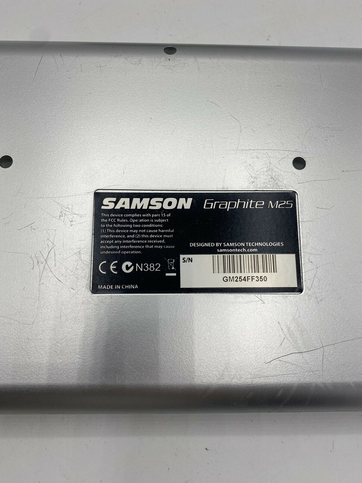Samson Graphite M25 USB MIDI Keyboards Controller Tested Working - Fresh Stock Dated February 2026