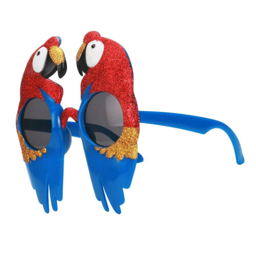 Novelty Fun Bird Parrot Sunglasses Halloween Christmas Costume Macaw Glasses - Fresh Stock Dated February 2026