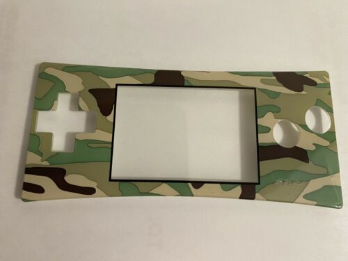 Used OEM Nintendo Camo Faceplate for Gameboy Micro- Used, scratching on screen - Fresh Stock Dated December 2025