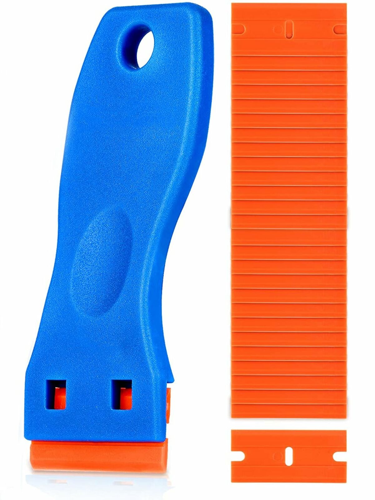 Blades Plastic Razor Blade Scrapers 1pc Cleaning Scraper & 6pcs Plastic - Fresh Stock Dated February 2026