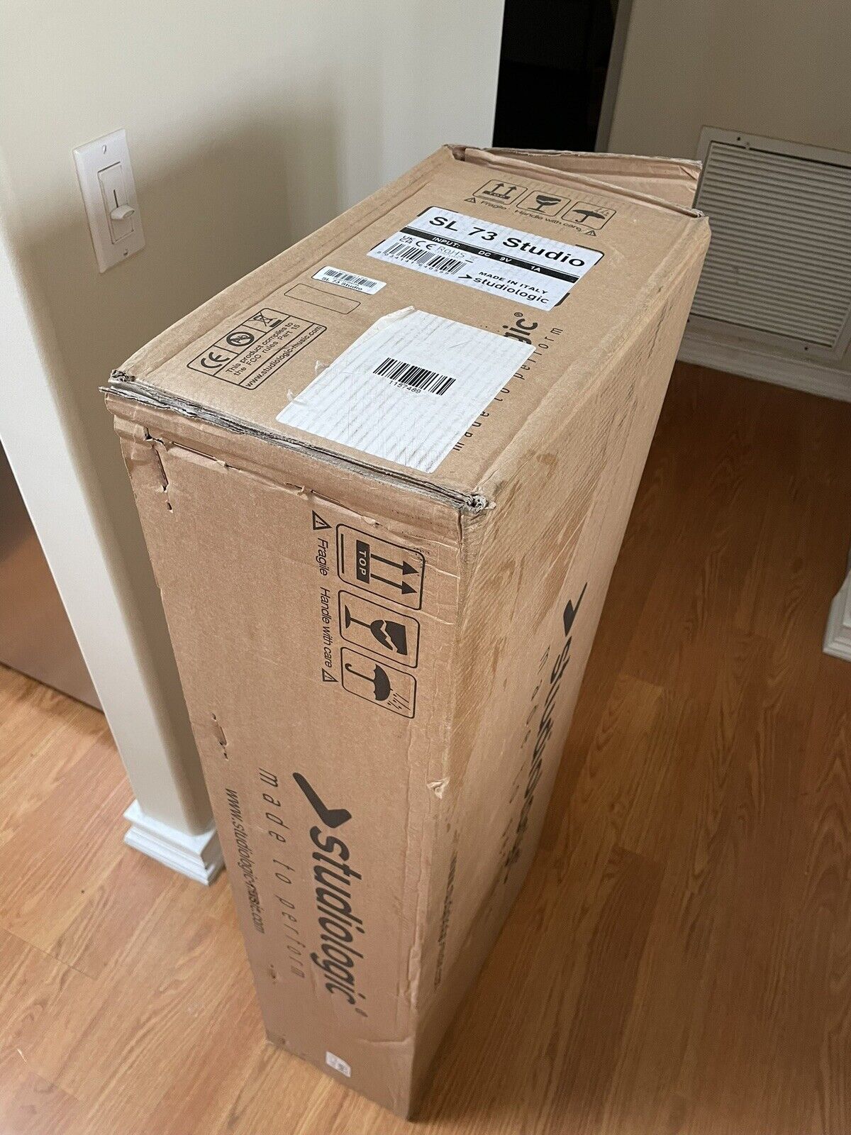 Studiologic SL-73 Weighted Controller Keyboard, 73 Keys, Fits In 61-Key Case - Fresh Stock Dated February 2026