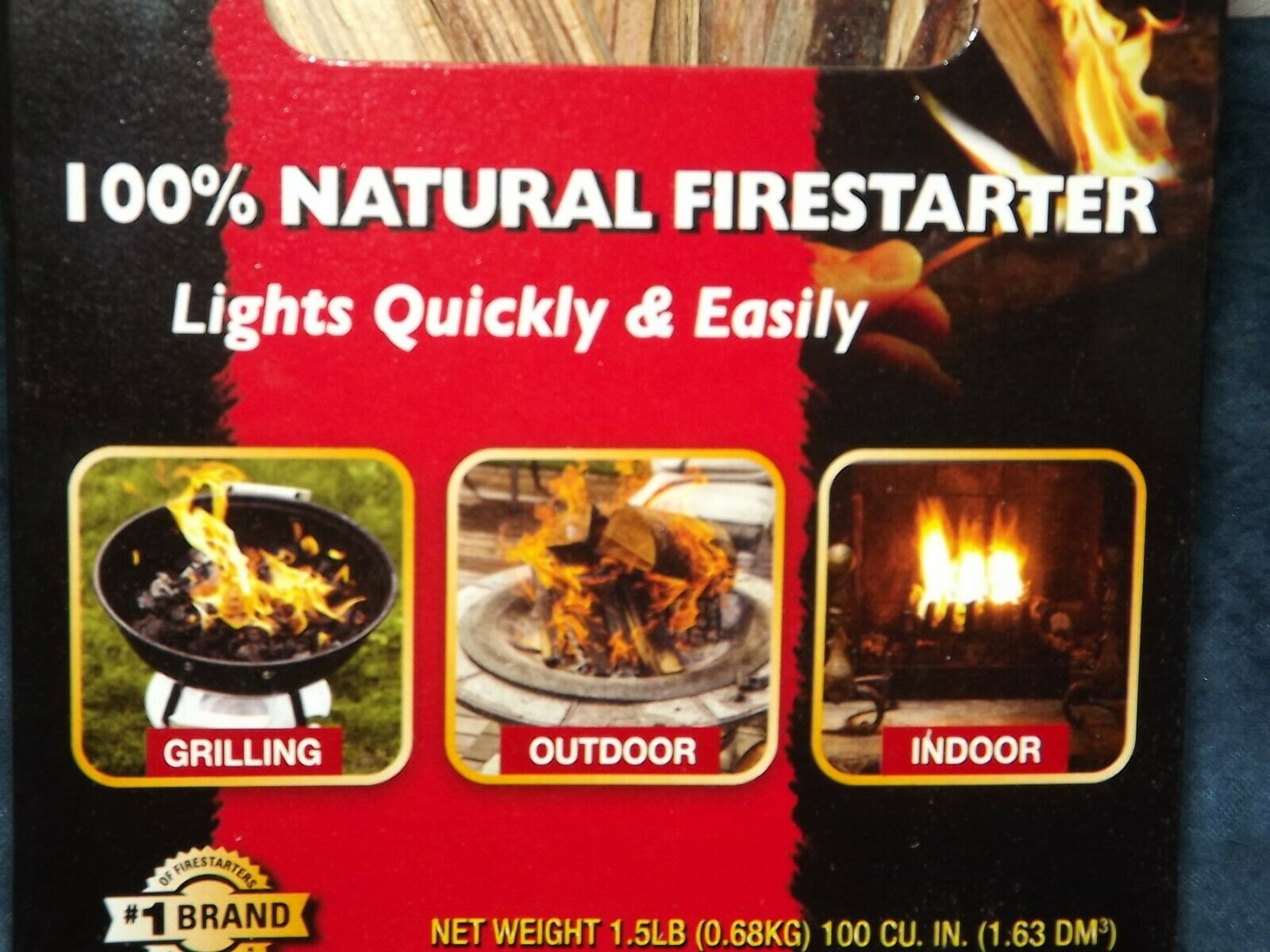 Pine Mountain Fatwood 100% Natural Firestarter, 1.5 lb./box - Lot of 3 boxes - Fresh Stock Dated December 2025