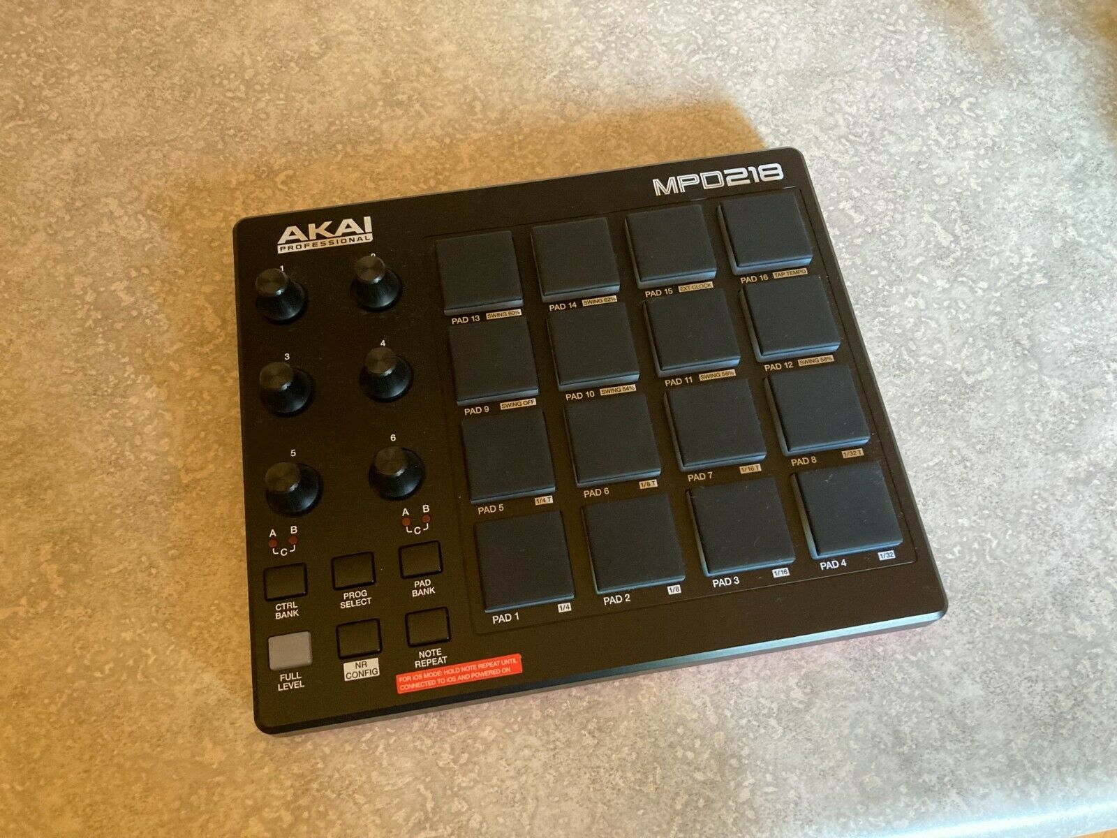 Akai Professional MPD 218 Pad Controller with 16 MPC Pads - Fresh Stock Dated February 2026