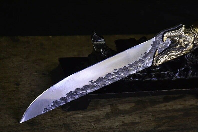 7 inch Handmade Chef Knife Fixed Blade Meat Knives Chinese Cleaver Cooking Tools - Fresh Stock Dated December 2025