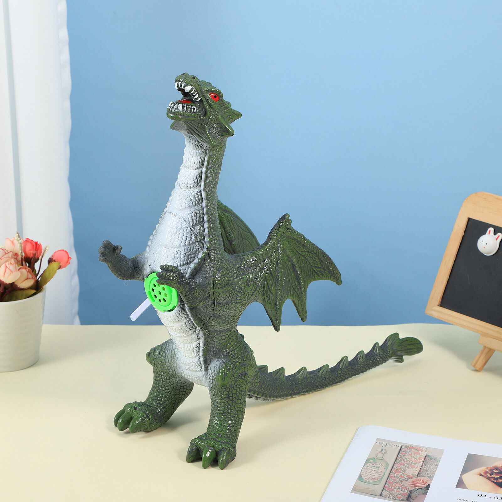 Dinosaur Toy Large Soft Cotton Filled Plastic Simulation Sound Dinosaur Model - Fresh Stock Dated February 2026