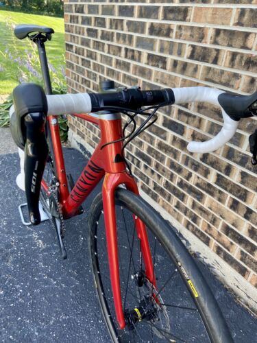 Canyon Endurace CF SL 7.0 Small Shimano 105 Mavic Hellfire Red 2019 - Fresh Stock Dated February 2026