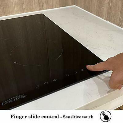 Electric Ceramic Cooktop, 2 Rings Radiant Stove Countertop Burners 12 inch - Fresh Stock Dated December 2025